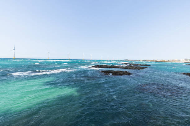 Jeju Island's sea view