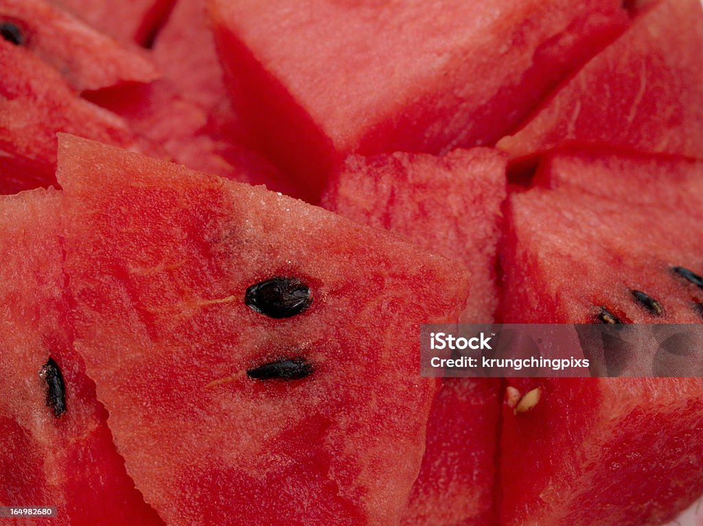 red fatia de melancia em prato - Foto de stock de Arranjar royalty-free