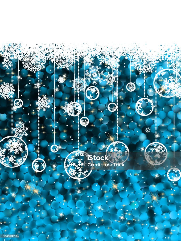 Kartka świąteczna z ładny misaic kropki na niebiesko.  EPS 8 - Grafika wektorowa royalty-free (Abstrakcja)
