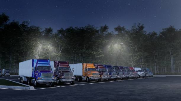 istock Truck Parking Lot 1649924196