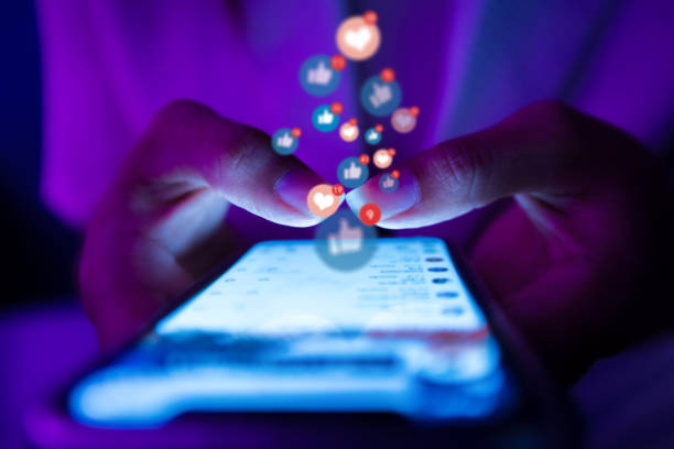 social media,social, media, marketing, engagement, post - structure, - sociala-medier bildbanksfoton och bilder