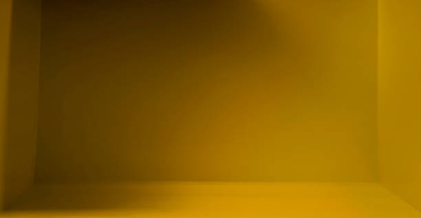istock The dimension of light and shadow. Inside the room, the space, Reflection of light.. Impressive colorful geometric pattern golden yellow.Abstract shiny background for design.Color gradient. 1649969703