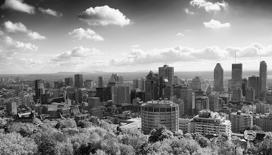 Montréal Skyline. Quebec, Canada.