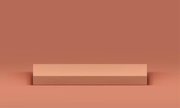 istock 3d podium squared pedestal beige platform for product commercial advertising realistic vector 1650108107