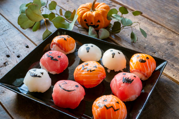 istock Temari Sushi. For Halloween. 1650125515