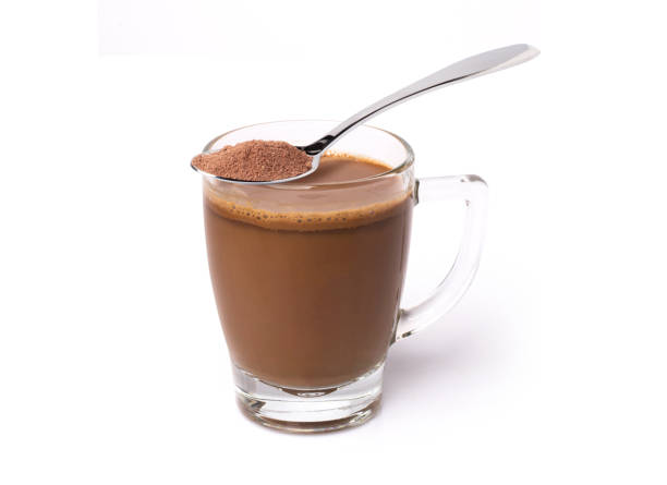 istock hot chocolate drink with cocoa powder on white 1650162285