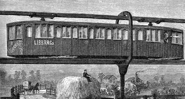 istock Boynton Bicycle Railroad, monorail in Brooklyn on Long Island, New York 1650166070