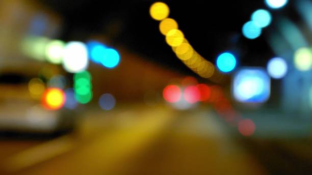 dash cam driving through road tunnel in alps defocused bokeh, italy europe - 2271 imagens e fotografias de stock