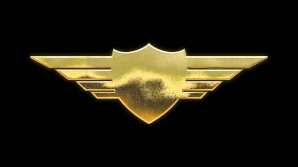 istock Shield shape symbol icon gold golden 1650172788