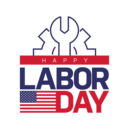 Happy Labor Day Celebration. National American Holiday Illustration Concept for Greeting Card, Banner, Poster etc.