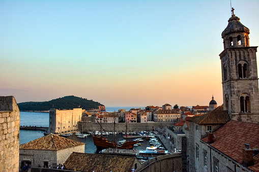 Dubrovnik, historically known as Ragusa, is a city in southern Dalmatia, Croatia, by the Adriatic Sea.