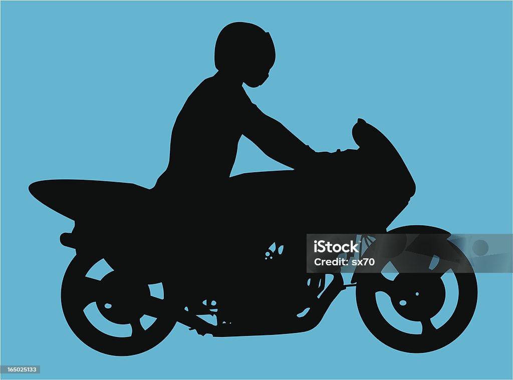 Motorcyclist (Wektor - Grafika wektorowa royalty-free (Atrakcja w wesołym miasteczku)