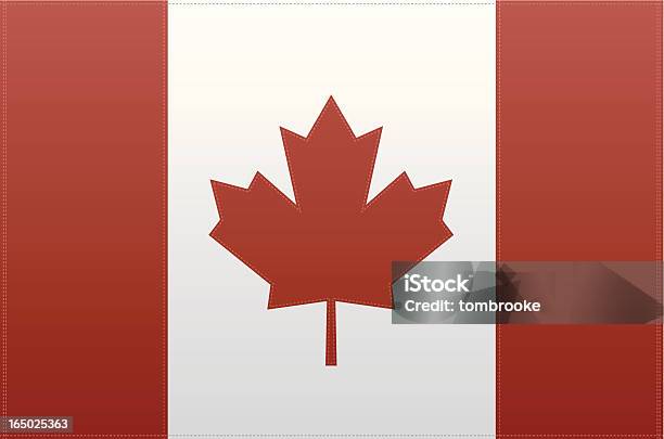 Ilustración de Bandera De Canadá Vector y más Vectores Libres de Derechos de Bandera - Bandera, Canadá, Colina