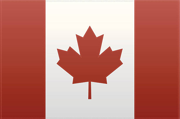 カナダ国旗(ベクトル - stitchflag点のイラスト素材／クリップアート素材／マンガ素材／アイコン素材