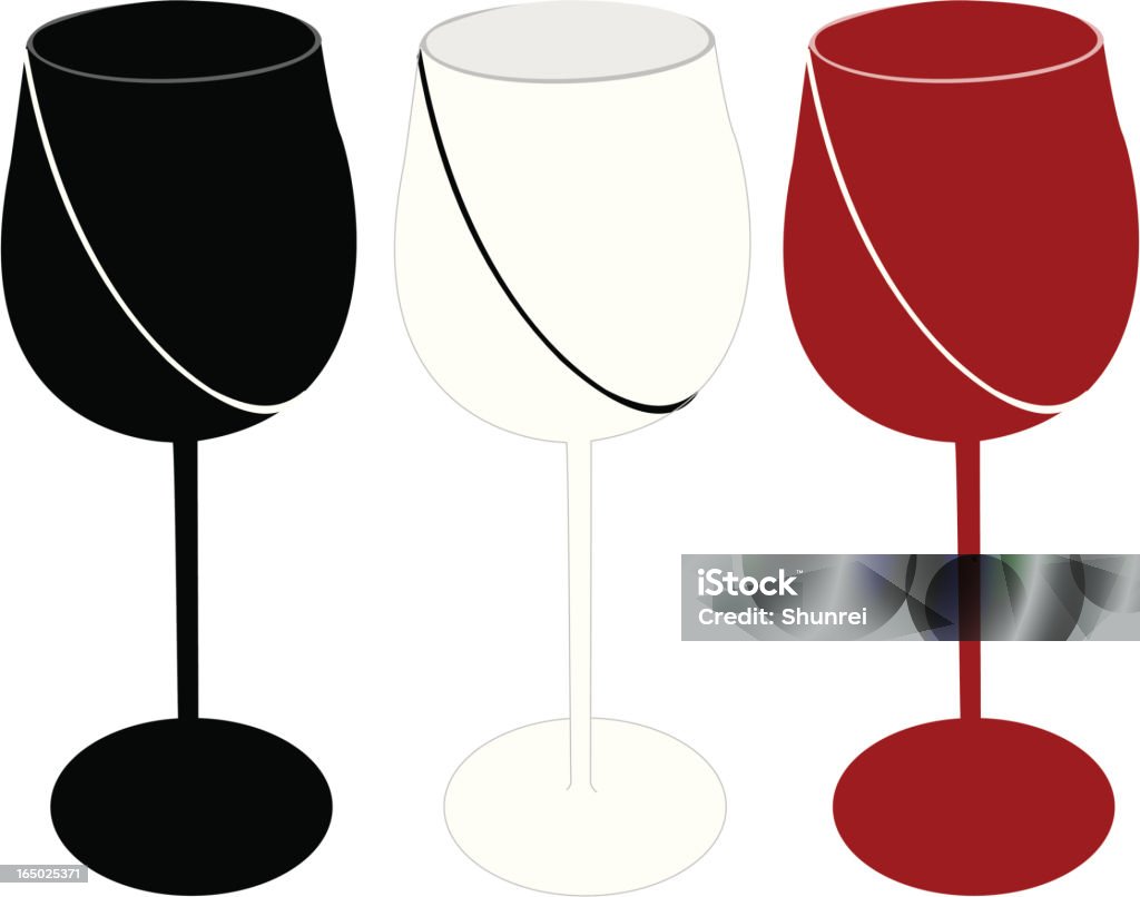 Avec des verres de vin - clipart vectoriel de Dîner libre de droits