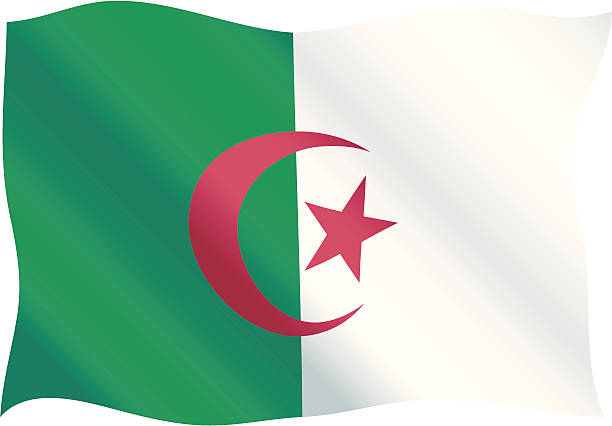 Algeria Flag vector art illustration
