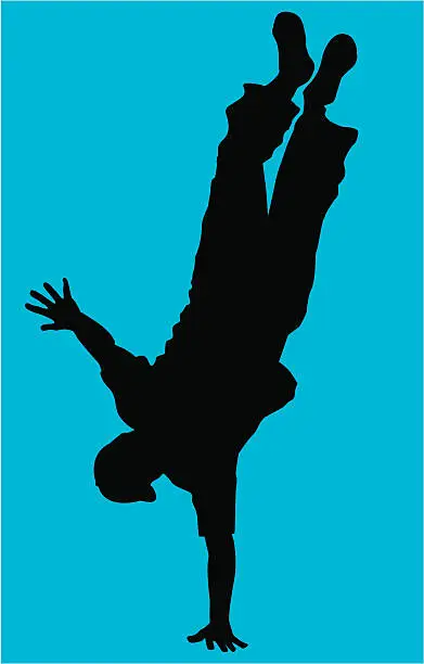 Vector illustration of Hip-Hop Flip ( vector )