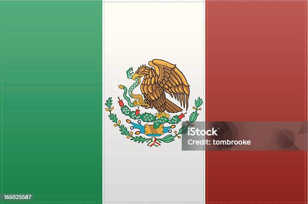 멕시코 플랙 벡터 기에 대한 스톡 벡터 아트 및 기타 이미지 - 기, 멕시코, 미국