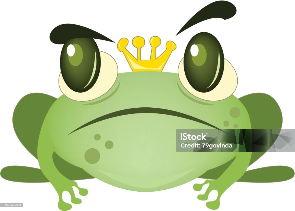 prince grenouille - clipart vectoriel de Couronne - Couvre-chef libre de droits