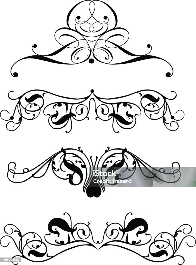 Swirls i Curls - Grafika wektorowa royalty-free (Część ciała zwierzęcia)
