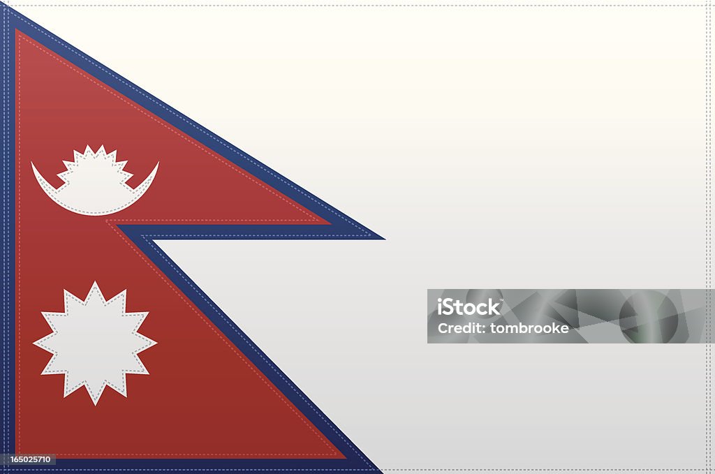 Flaga Nepalu (Wektor - Grafika wektorowa royalty-free (Flaga)