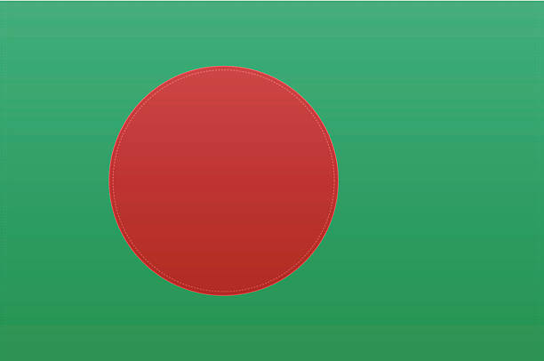 バングラデシュフラグ(ベクトル - stitchflag点のイラスト素材／クリップアート素材／マンガ素材／アイコン素材