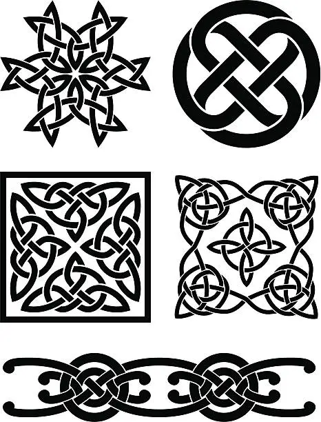 Vector illustration of Celtic knots