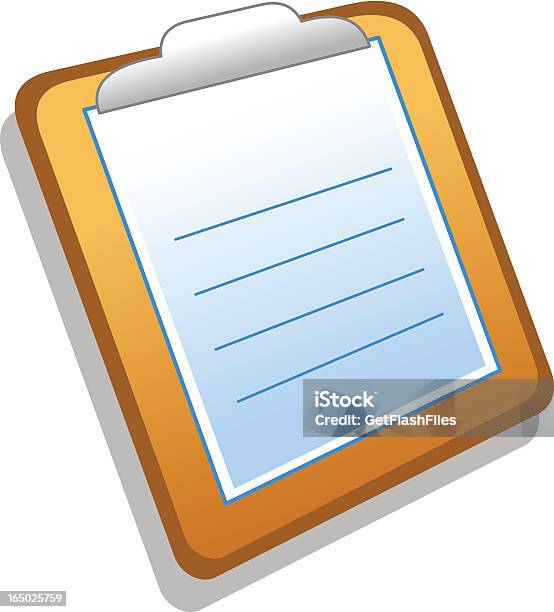 Icon Clipboard Stock Illustration - Download Image Now - Advice, Clipboard, Document