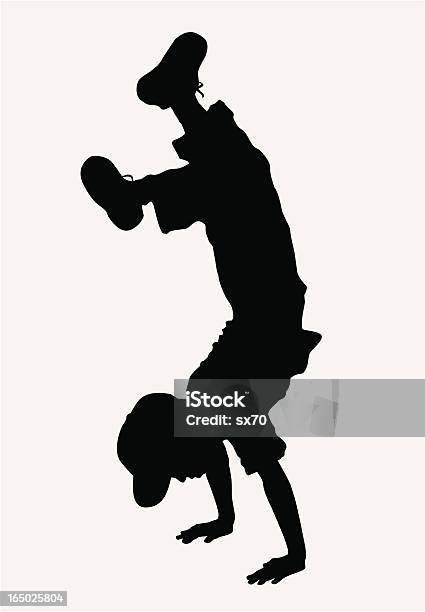 Lil Flip Stock Illustration - Download Image Now - Child, In Silhouette, Dancing