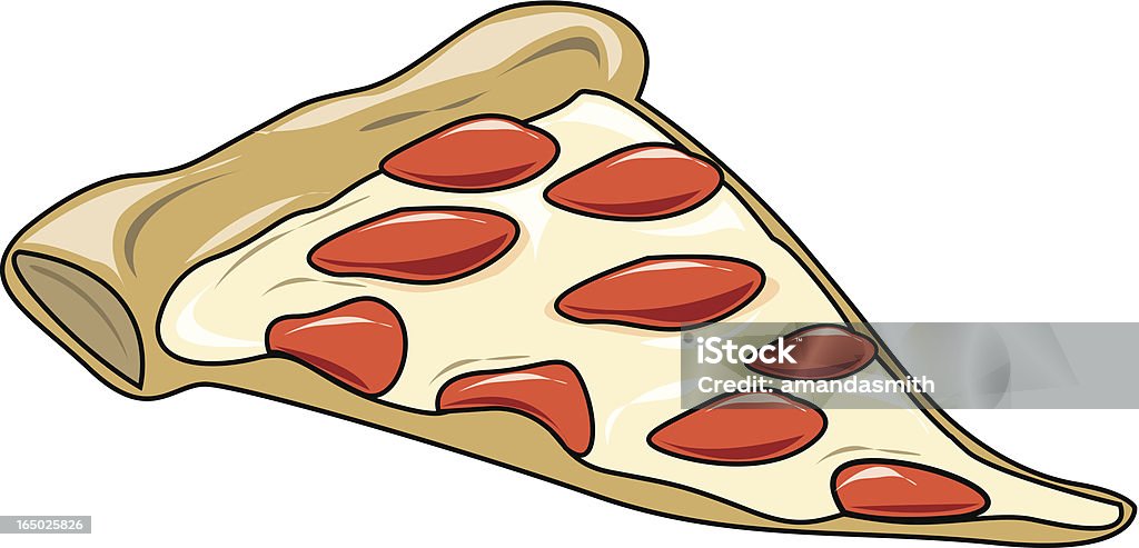 Pizza warstwy - Grafika wektorowa royalty-free (Grafika wektorowa)