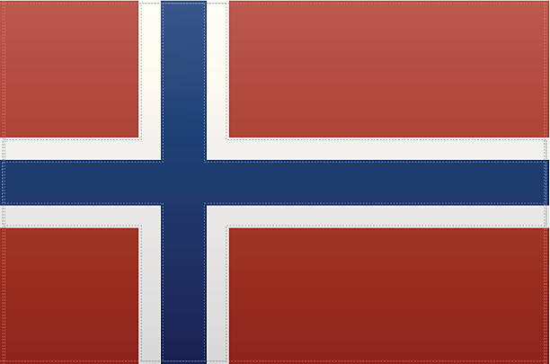 ノルウェー国旗 - stitchflag点のイラスト素材／クリップアート素材／マンガ素材／アイコン素材