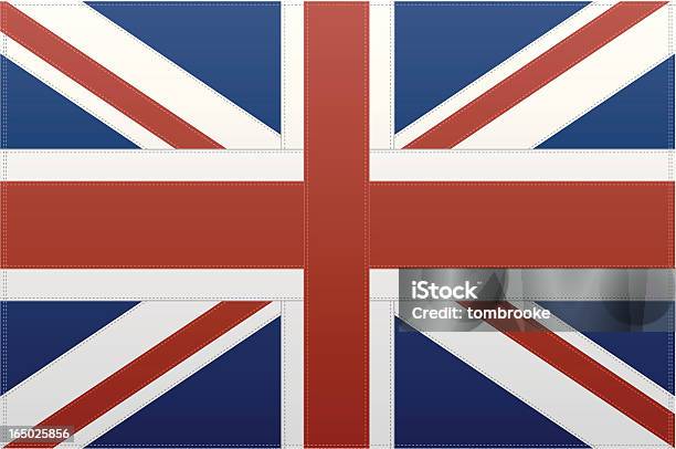 Großbritannien Flagge Vektor Stock Vektor Art und mehr Bilder von Anhöhe - Anhöhe, Blau, Britisches Empire