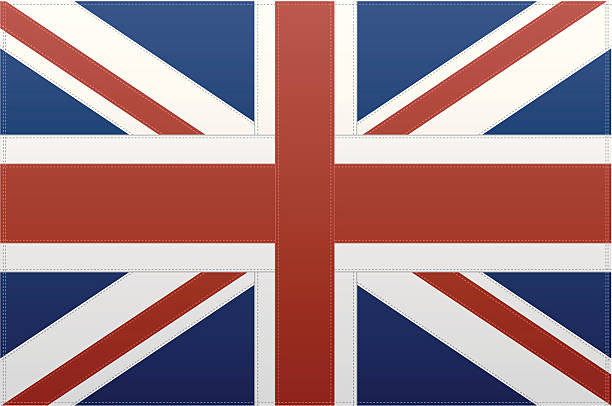 英国国旗(eps - stitchflag点のイラスト素材／クリップアート素材／マンガ素材／アイコン素材