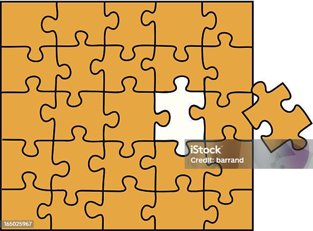 Jigsaw Puzzle - Immagini vettoriali stock e altre immagini di Aspirazione - Aspirazione, Assenza, Attività che richiedono movimento