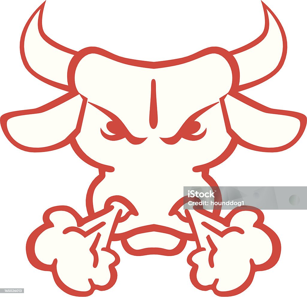 Bull de - arte vectorial de Toro - Animal libre de derechos