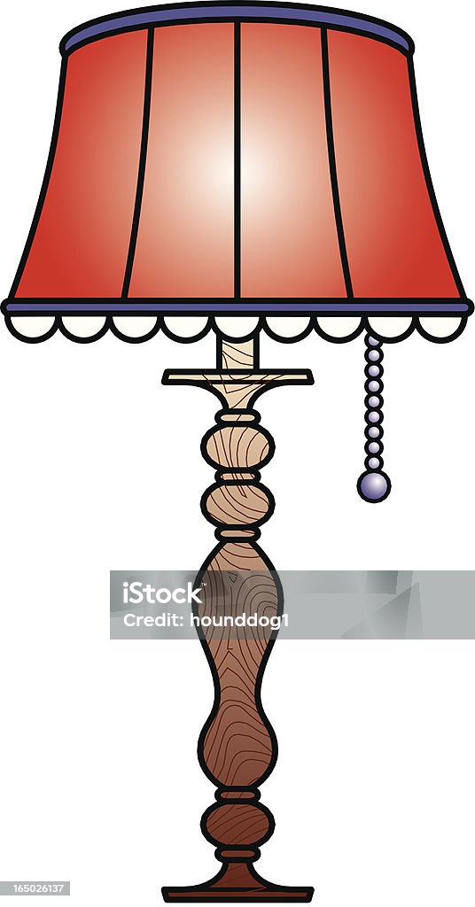 lâmpada - Vetor de Acender royalty-free