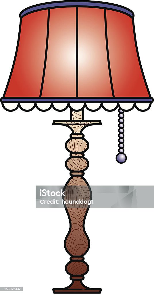 лампа - Векторная графика Архитектура роялти-фри