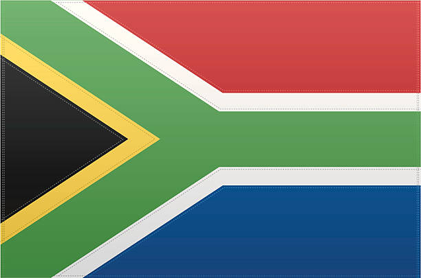 南アフリカ国旗(ベクトル - stitchflag点のイラスト素材／クリップアート素材／マンガ素材／アイコン素材