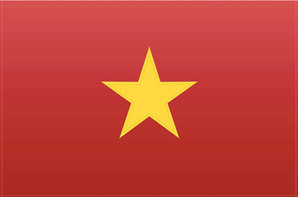 illustrations, cliparts, dessins animés et icônes de drapeau vietnamien (vecteur - stitchflag