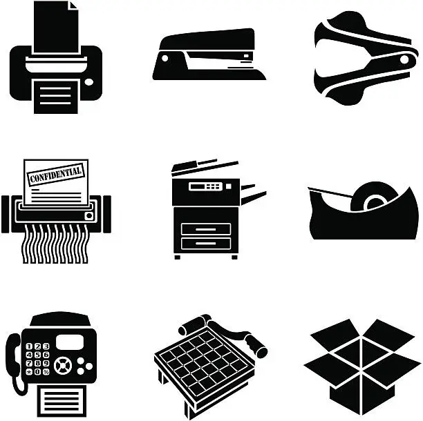 Vector illustration of business 06 copy room