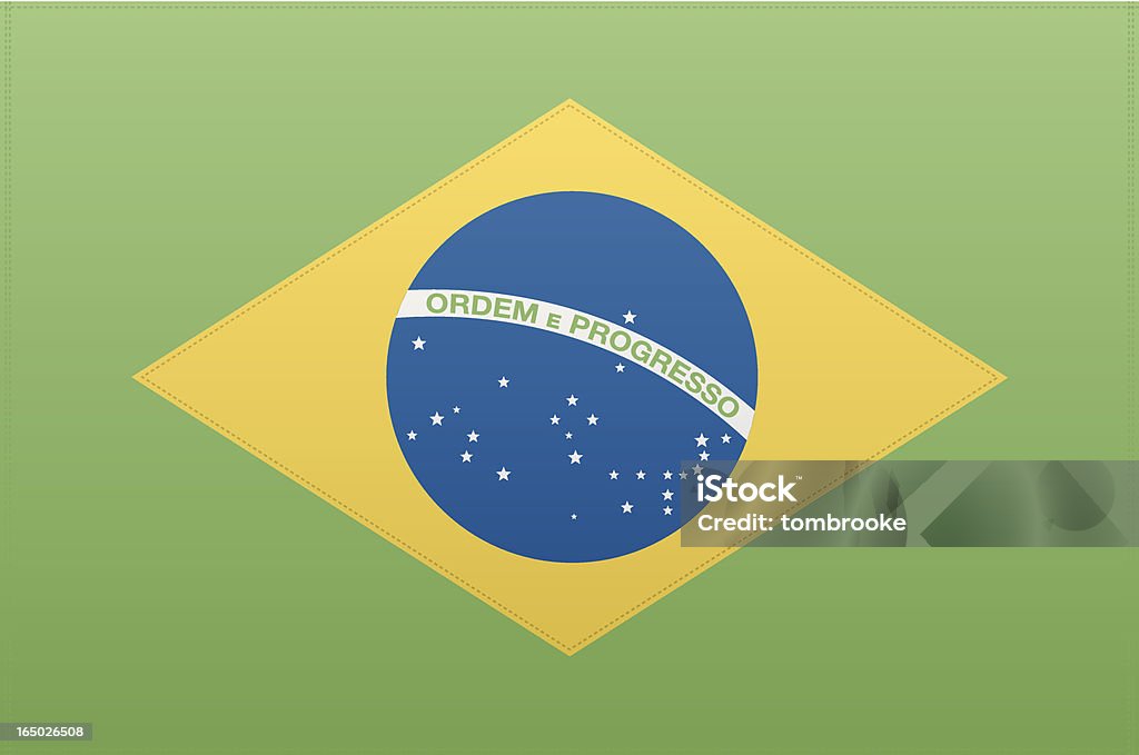 Brazil Flag (Vector)  Brasilia stock vector