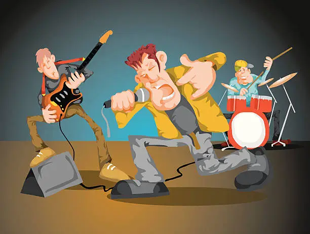 Vector illustration of Rock Concert