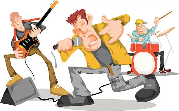 Vector illustration of Rock Musical Concert (Vector)