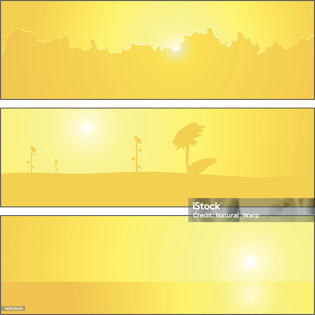 今シーズンの明るい太陽のパネル - ヒマワリのロイヤリティフリーベクトルアート