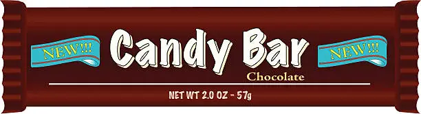 Vector illustration of Candy Bar