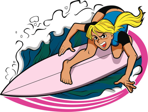 1,200+ Surfer Girl Stock Illustrations, Royalty-Free Vector