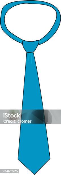 Blue Tie Stock Illustration - Download Image Now - Blue, Clothing, Colors