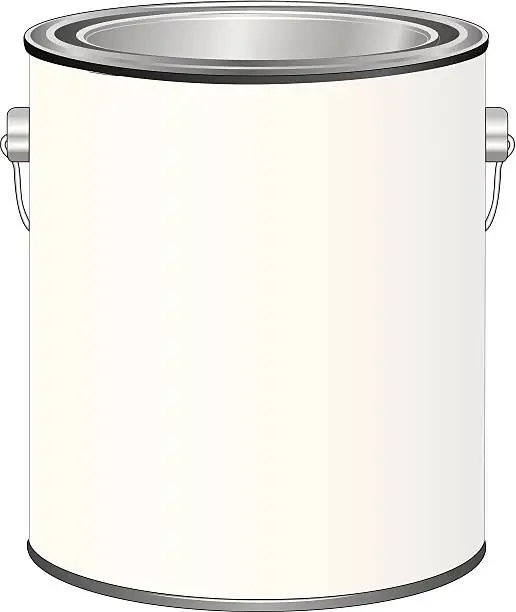 Vector illustration of Vector Illustration of a Paint Can