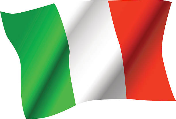 Flag of Italy (Vector) vector art illustration
