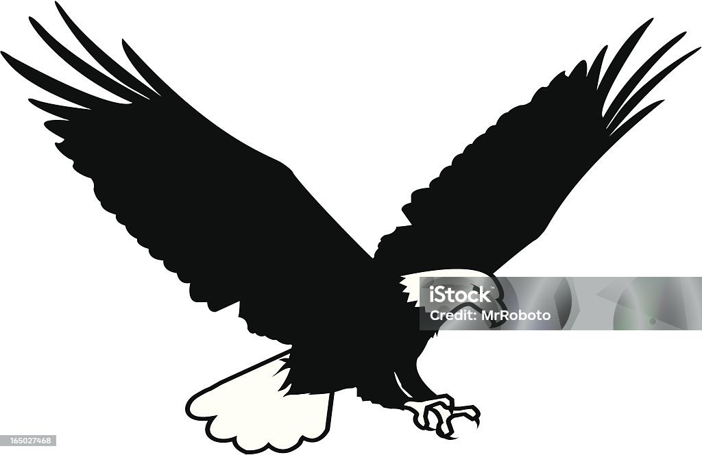Ilustration de l'aigle à tête blanche - clipart vectoriel de Aigle libre de droits